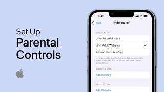 How To Enable  Disable Parental Controls on iPhone [upl. by Stefa106]