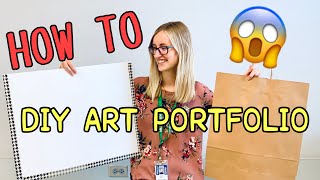 How to DIY Art Portfolio [upl. by Anit201]