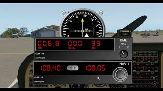 XPlane 11 Tutorial  How to Fly an RNAV Approach Using the Default GPS 2019  Quick amp Easy [upl. by Ahseuqram]