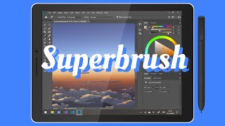 Superbrush Turn your Android device into a drawing tablet for Windows [upl. by Aivat]