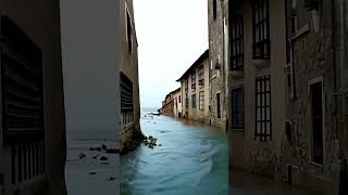 One Year of Rainfall in One Day Streets Turn into Rivers  Climate Change is real [upl. by Irollam56]