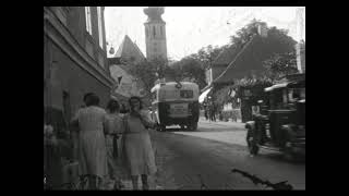 Wien 1936  Ausflug nach Grinzing und neue Höhenstraße am Kahlenberg  Privataufnahme vienna 1936 [upl. by Ahen]