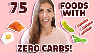 Zero Carb Food List BEST Foods For KETO [upl. by Mannie]