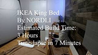 IKEA NORDLI BED Build Too Difficult Assembly Timelapse  Howto [upl. by Sargent]