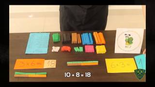 Multiplicación con las Regletas de Cuisenaire [upl. by Amihc]