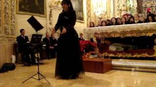 CHRISTMAS CONCERT  quotAdeste Fidelesquot by the Italian Soprano Lorella Tafuro [upl. by Wain]