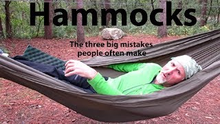 HAMMOCKS  The three big mistakes people often make [upl. by Wendelina837]