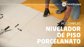 Nivela Piso  Nivelador de Piso Porcelanato Moldimplas [upl. by Ketchan]