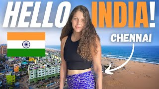 FIRST TIME IN INDIA 🇮🇳 EXPLORING CHENNAI [upl. by Pussej]