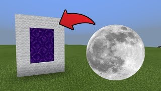 Minecraft  How To Make a Portal to the Moon Dimension [upl. by Peedus175]