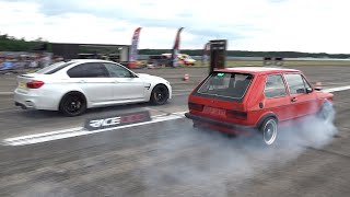 450HP VW Golf 1 GTi 16v Turbo vs 750HP BMW M3 F80 [upl. by Fitzhugh749]