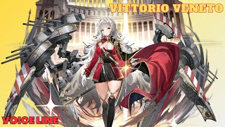 AZUR LANE  Battleship Vittorio Veneto Voice Line quot Japanese Audio quot [upl. by Rimisac418]