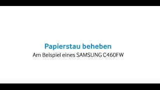 Samsung Drucker Papierstau beheben [upl. by Stiles867]