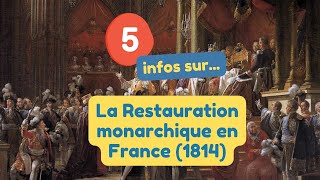 Histoire Première La Restauration monarchique en France et la Charte 1814 [upl. by Airdnaz]