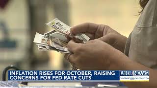 Inflation rises for October raising concerns for fed rate cuts [upl. by Sirret]