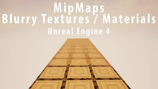 Unreal Engine  Blurry Textures  Materials amp Mipmaps Fix [upl. by Airetahs]