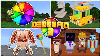 MODS Que USAN En El Dedsafio 3 para Minecraft Bedrock  Mods de Dedsafío 3 Bedrock [upl. by Chema165]