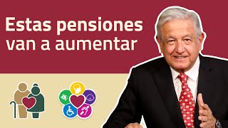 AUMENTARÁN pensión discapacidad y adultos mayores [upl. by Lehctim]