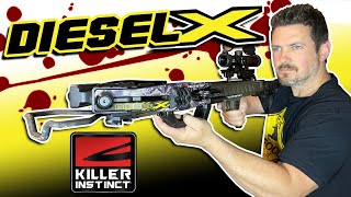 Killer Instinct Diesel X Crossbow Review Best Value for a Narrow amp Powerful Crossbow at 405 FPS [upl. by Zined956]