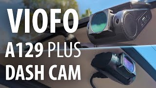 Review Viofo A129 PLUS Duo dash cam frontrear parking mode 1440p60 f16 features amp problems [upl. by Modla]