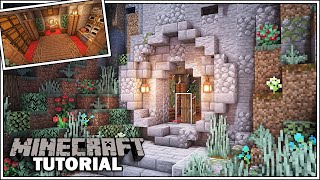 Minecraft Tutorial HOW TO BUILD A MOUNTAIN HOUSE Starter House [upl. by Eibor533]