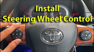 How to install Steering Wheel Control to any head unit  stereo [upl. by Oilejor969]