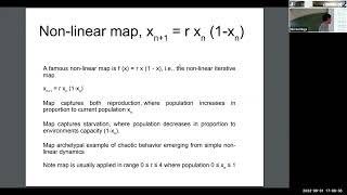 logistic map and bifurcation and chaos [upl. by Aihsekel]