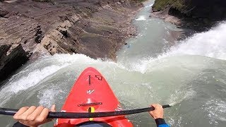 HeartStopping GoPro Video Shows Daredevil Going Over 100Foot Waterfall In Kayak [upl. by Fabria]