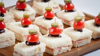 Canapes Recipe  How To Make Canapes Quick Snacks  Vegetarian Recipe  Simply Jain [upl. by Naols]