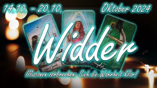 ♈WidderAries 1410  2010 Oktober 2024 Illusionen zerbrechen Sieh die Wahrheit klar [upl. by Tompkins898]