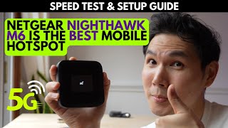 NETGEAR Nighthawk M6 5G Mobile Hotspot  SPEEDTEST amp Review [upl. by Osborne]