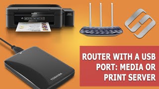 How to Configure File Storage FTP 🖧 Media or Print Server for a USB Port Router 🔌 [upl. by Nawyt798]