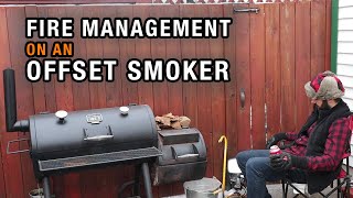 The RIGHT WAY to manage a fire on an offset smoker  Fire management on the Oklahoma Joes [upl. by Mirabel]