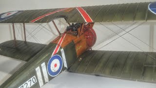 132 ACADEMY SOPWITH CAMEL FULL BUILD VIDEO modelismo [upl. by Orsa]