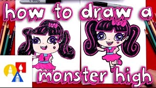 How To Draw Draculaura Monster High Mini [upl. by Kenelm]