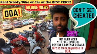 BIKE RENTAL IN GOA  RENT A CARS IN GOA  MADGAON  VASCO DE GAMA  GOA 2021  AMRIT SHARAN [upl. by Devlin]