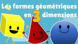 Formes géométriques en 3 dimensions [upl. by Airehs]