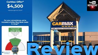 CarMax Trade in Offer  Car Max Selling Experience [upl. by Suiravaj]