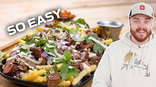 Easiest Carne Asada Fries Recipe 🤤 You Cant Stop Eating Them [upl. by Jarietta]