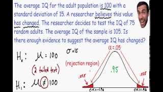 Hypothesis Testing  Statistics [upl. by Forkey]