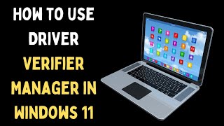 How to Use Driver Verifier Manager in Windows 11 [upl. by Alilahk]