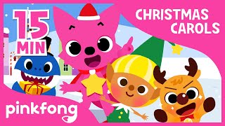 Christmas Sharks  Christmas Carols   Compilation  Pinkfong Songs for Children [upl. by Littman]