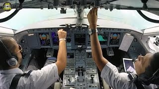 JUST ENJOY Interjet Sukhoi Superjet planes ULTIMATE COCKPIT MOVIE AirClips full flight series [upl. by Jervis]