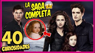 40 Curiosidades de CREPÚSCULO La Saga Completa [upl. by Enom870]