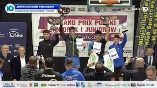 1 Grand Prix Polski Juniorów w tenisie stołowym KAMERA 1  Sępólno Krajeńskie 29092024 [upl. by Anima]