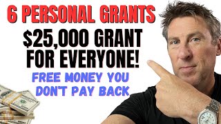 25000 GRANT For EVERYONE plus 6 New Personal Grants  Not loan FREE MONEY [upl. by Ennahs969]