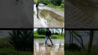 S0373 Unclogging a storm drain after rain in Germany shorts [upl. by Vaasta]