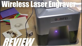 REVIEW GORIFEI Smart Laser Engraving Machine App  Bluetooth [upl. by Hauge]