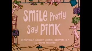 Pink Panther SMILE PRETTY SAY PINK TV version laugh track [upl. by Lecroy]