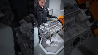 Mercedes C63156 V8 Assembly Part 2 short shorts [upl. by Akinert]